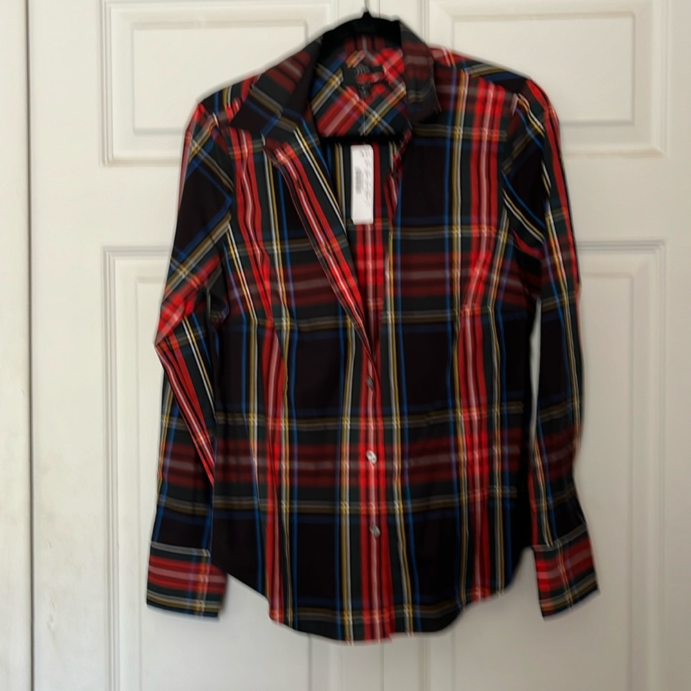 J.Crew tartan plaid shirt
